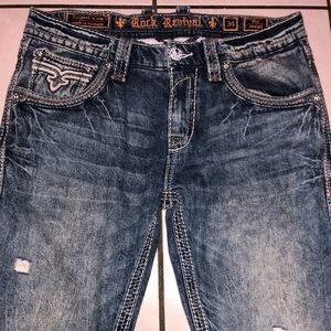 Rock Revival Men Size 34 Denim Jeans
